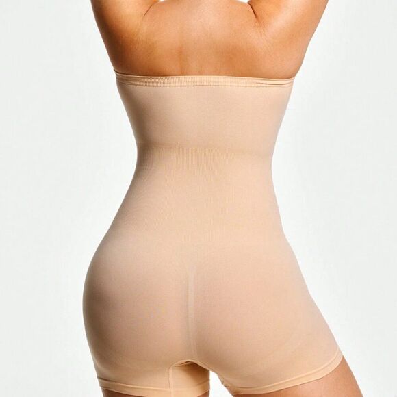NEW SHEIN ShapeโPlus-Size Solid Color Minimalist Everyday Shapewear Romper 3X - Picture 2 of 12